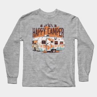 Happy Camper. Camping Van, Camp Van Long Sleeve T-Shirt